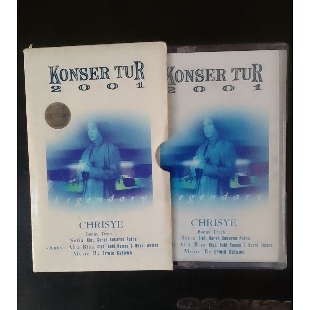 Kaset Pita Chrisye Konser Tur 2001 Lengkap Selongsong