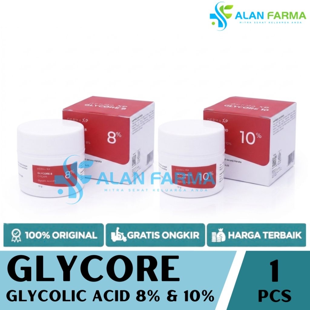 Glycore Cream ORIGINAL 100% | Glycore Cream 8 dan 10 | Glycore 8 | Glycore 10 | KEMASAN BARU
