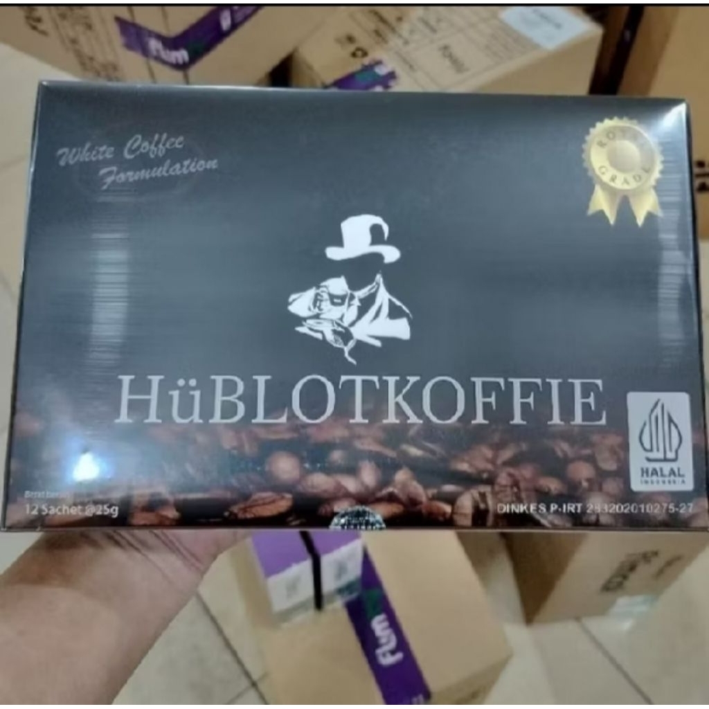 kopi hublot,  hublot coffee 1 box isi 12 sachet