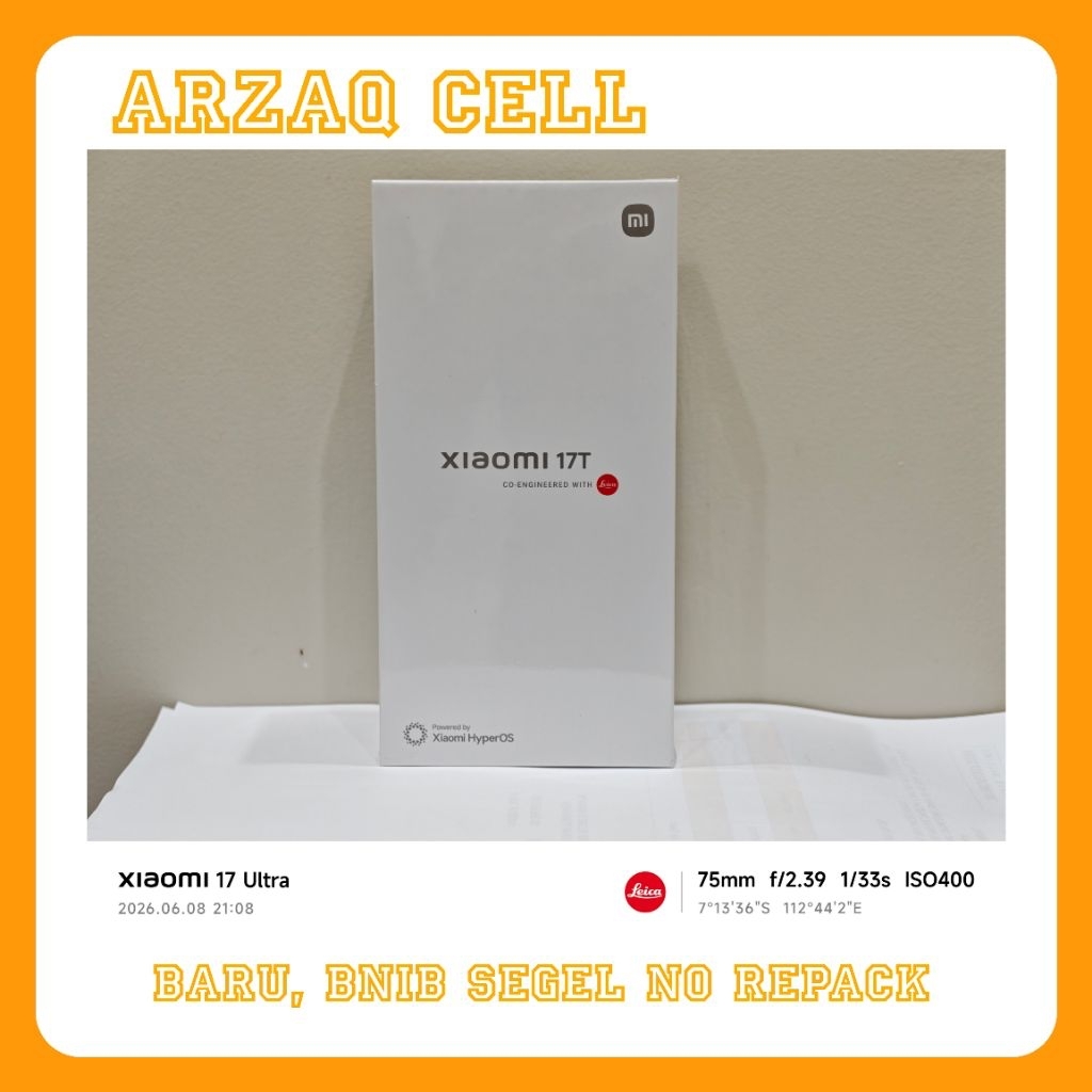 Xiaomi 17T Ram [ 12/256 ] GB