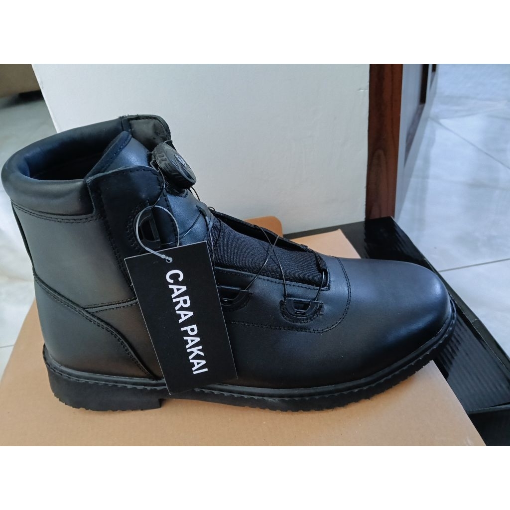 Sepatu PDH tali putar jatah polri Terbaru 2025 / sepatu tali putar PDH POLRI asli ORI