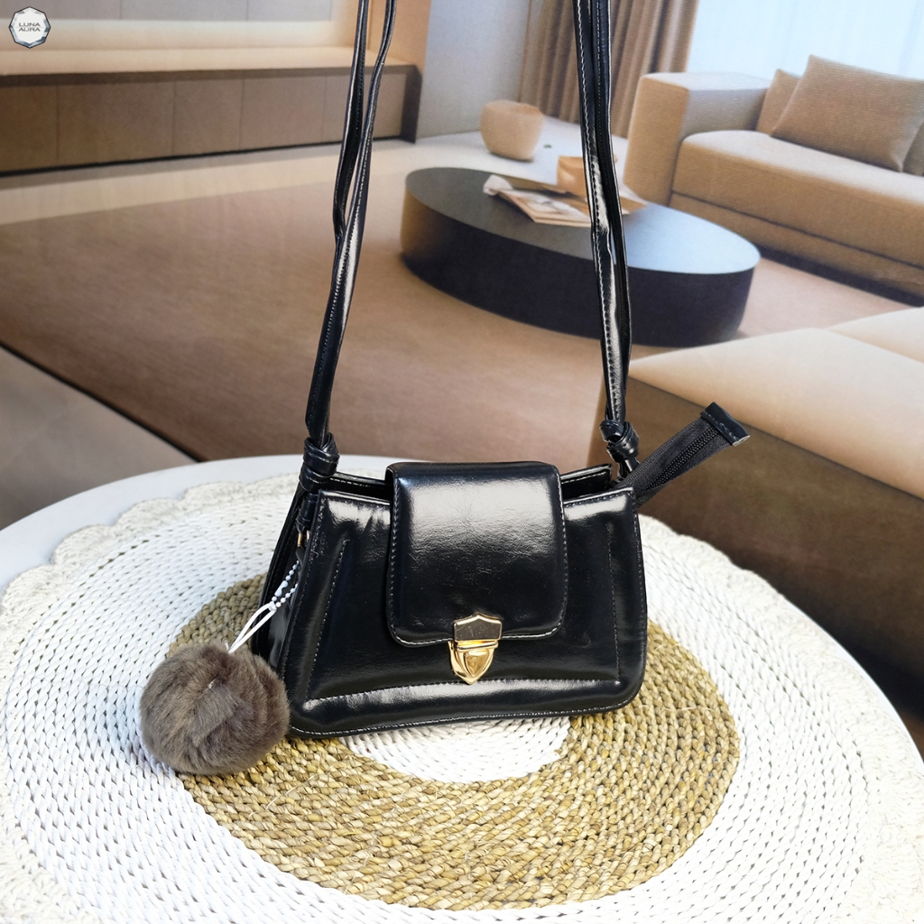 LUNA AURA Tas Selempang Kotak Wanita Amara KS 03 Tas Bahu Tas Simple Tas ootd