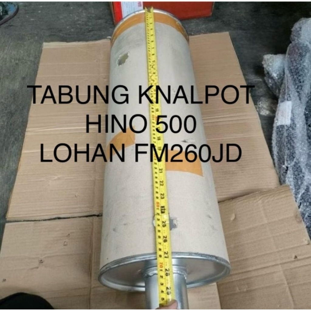 MUFFLER TABUNG KNALPOT HINO 500 LOHAN FM260JD/TI FL,FG 235 RG/RK 8