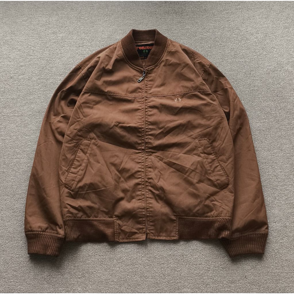 MCGREGOR BOMBER COKLAT BROWN JACKET SZ L