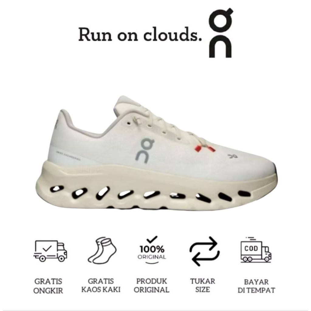 Sepatu On Cloudtilt Sand Cream Running Shoes-3ME10102858
