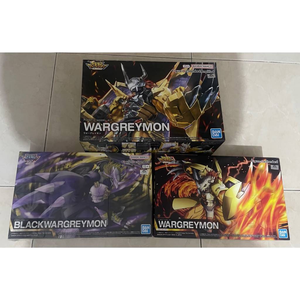 Rise Standard Wargreymon Amplified Rise Standarad Black Wargreymon NEW