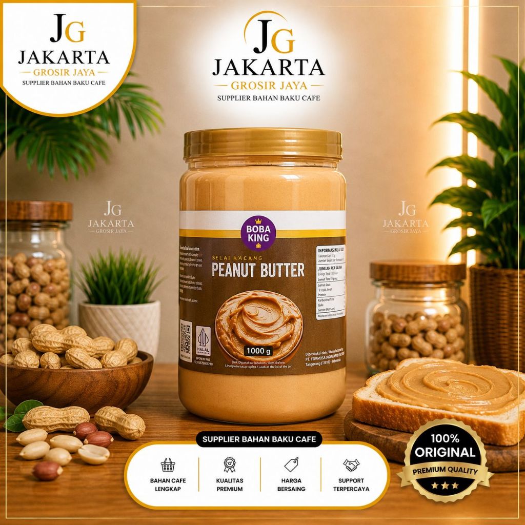 BOBAKING Peanut Butter Sauce 1 kg