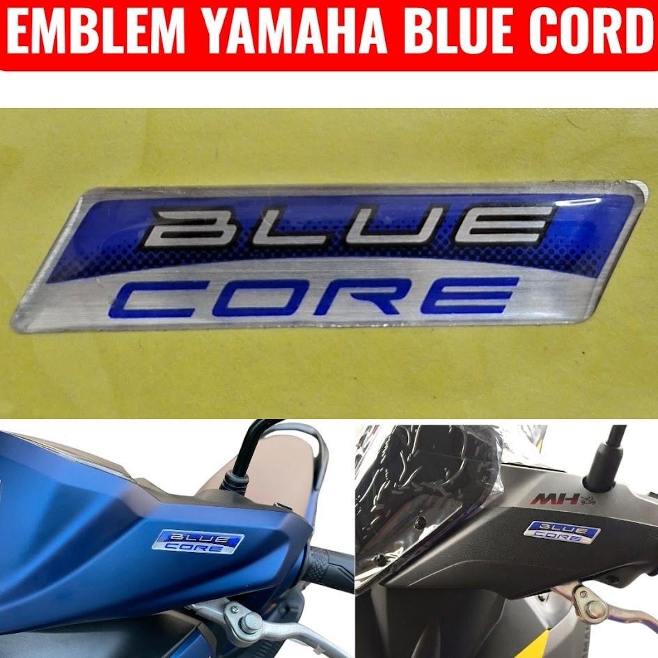 emblem yamaha blue cord sticker batok depan mio s mio gear aerox
