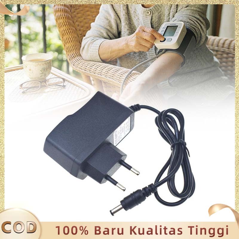 Adaptor Tensi 6V 600mA Pengganti Charger Tensimeter Kabel Adaptor Tensi Darah Power Supply Tensi Dig