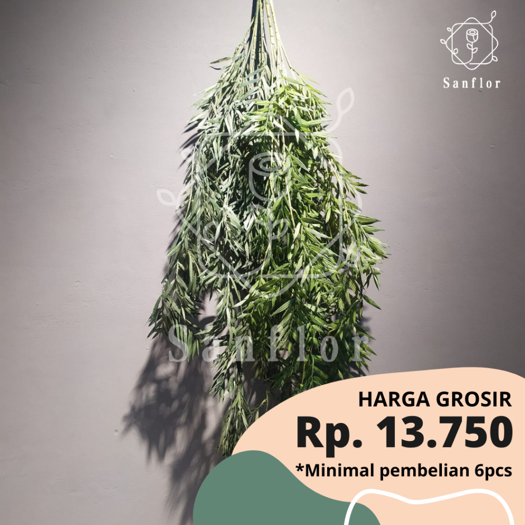 Juntai Bambu /Daun Bambu artificial