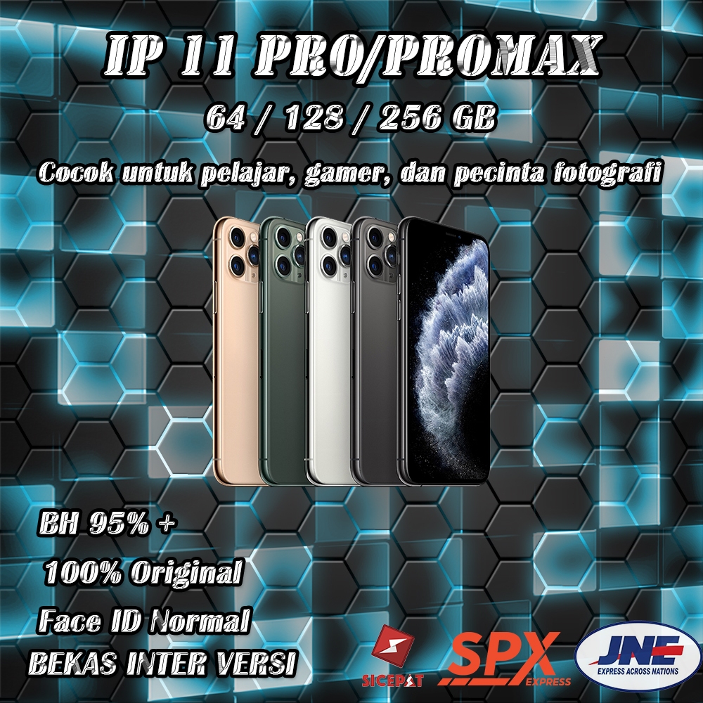 iPhone 11 Pro/Pro Max 64GB 256GB 512GB Second Original 100%