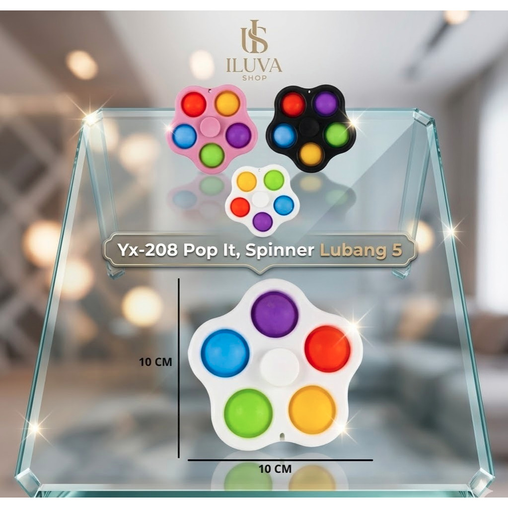 Yx-208 Pop It, Spinner Lubang 5