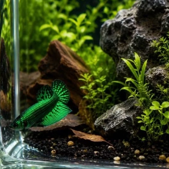 Ikan Cupang Alien Green Pair Siap Breeding