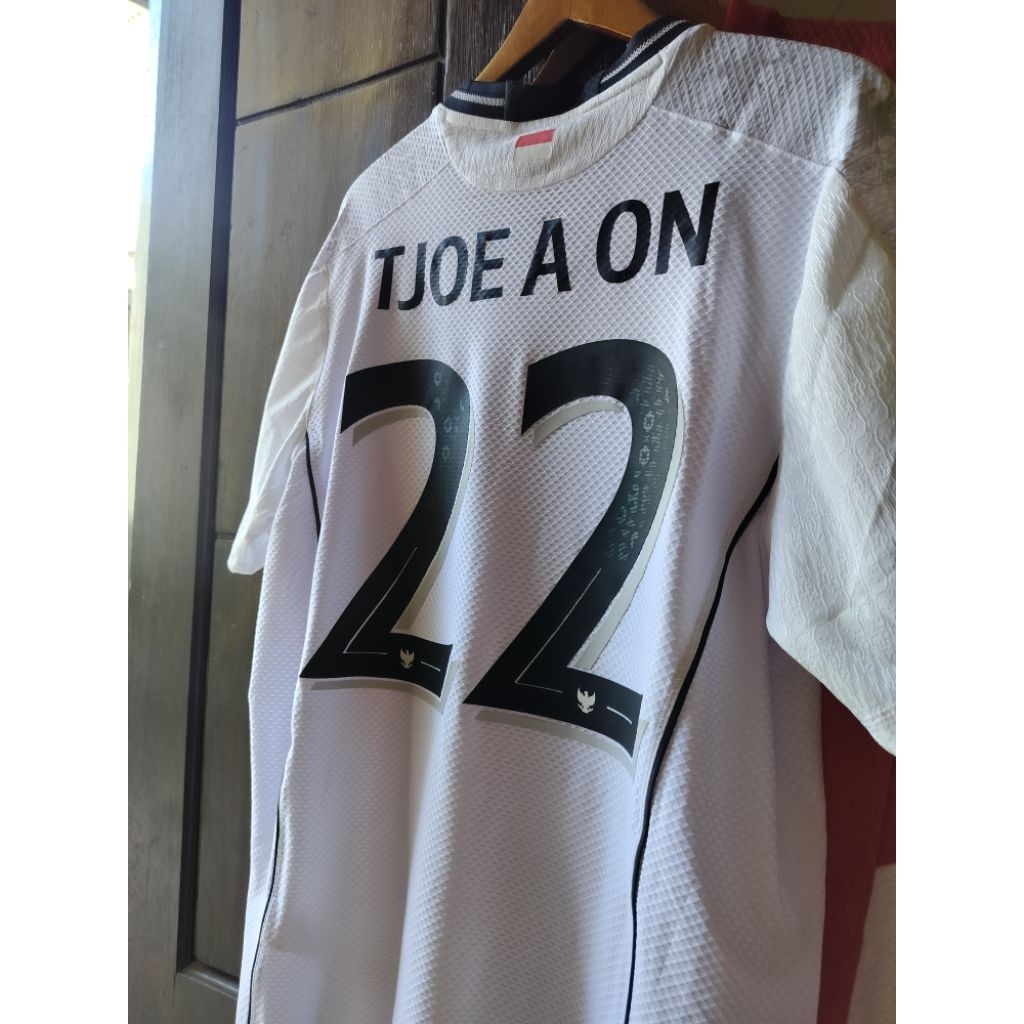 Jersey Timnas away erspo size XL original player issue +nameset Nathan Tjoe a on
