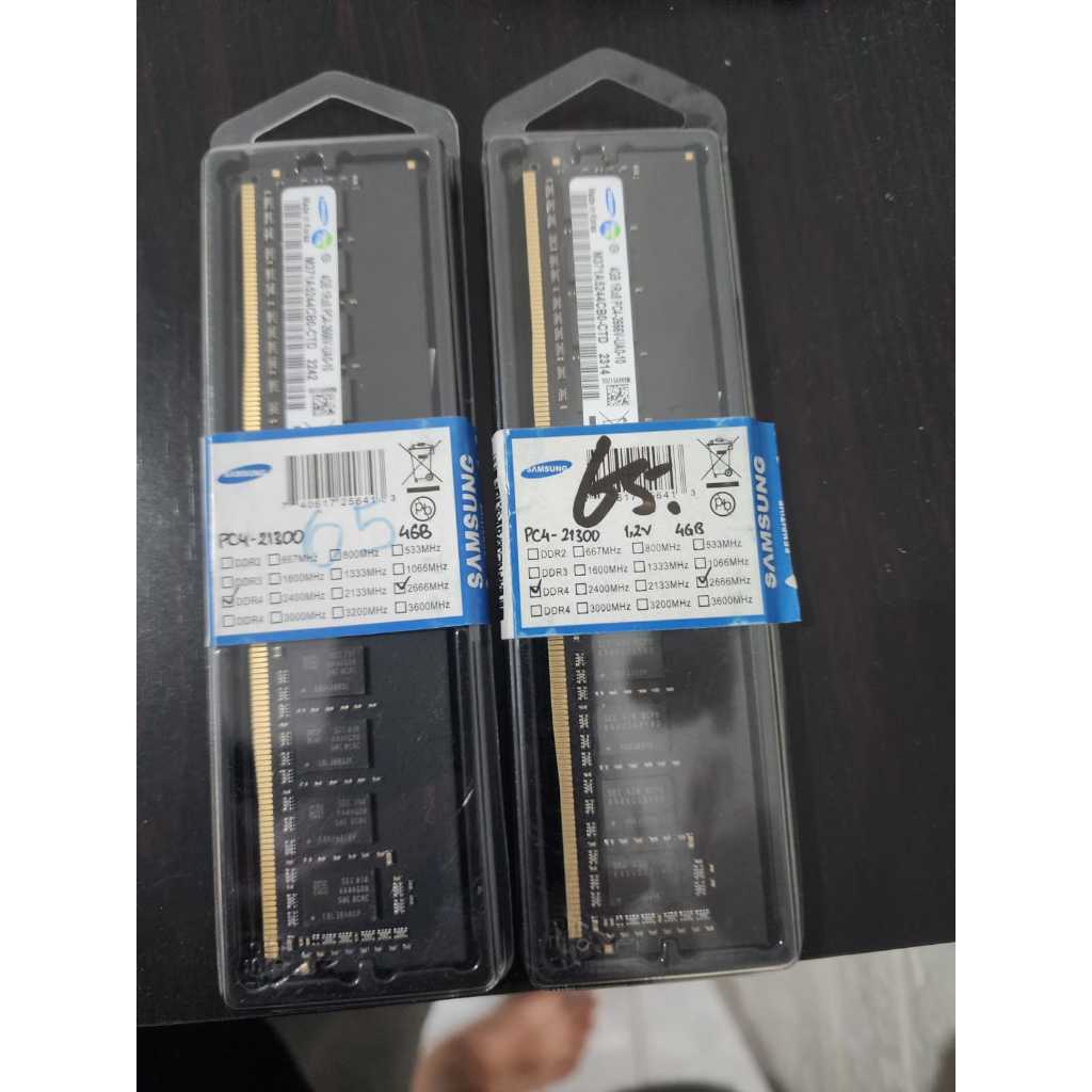 Samsung RAM 4GB DDR4 for PC 2666 MHz (2 Unit)