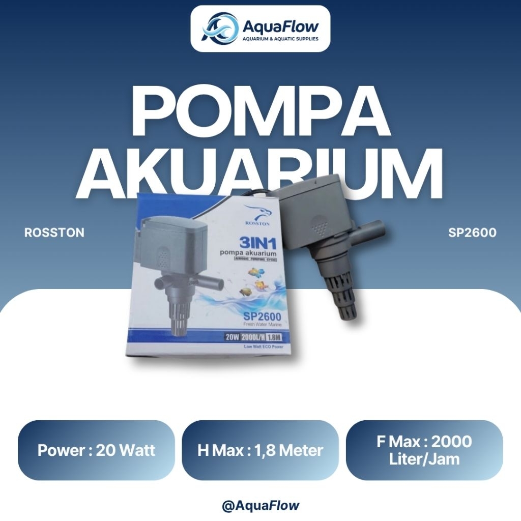Pompa Air Akuarium Aquascape - Rosston RS 2600