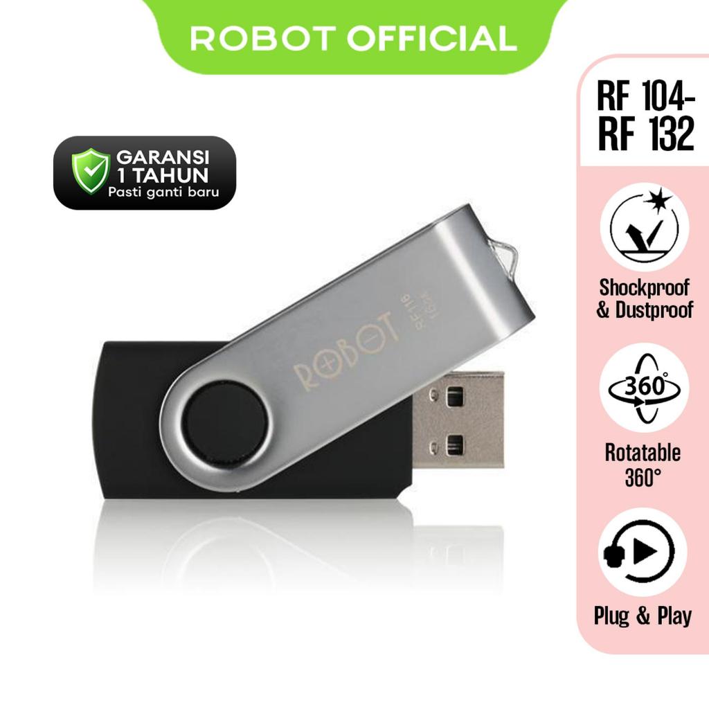 FLASHDISK ROBOT RF132 BLACK 32GB