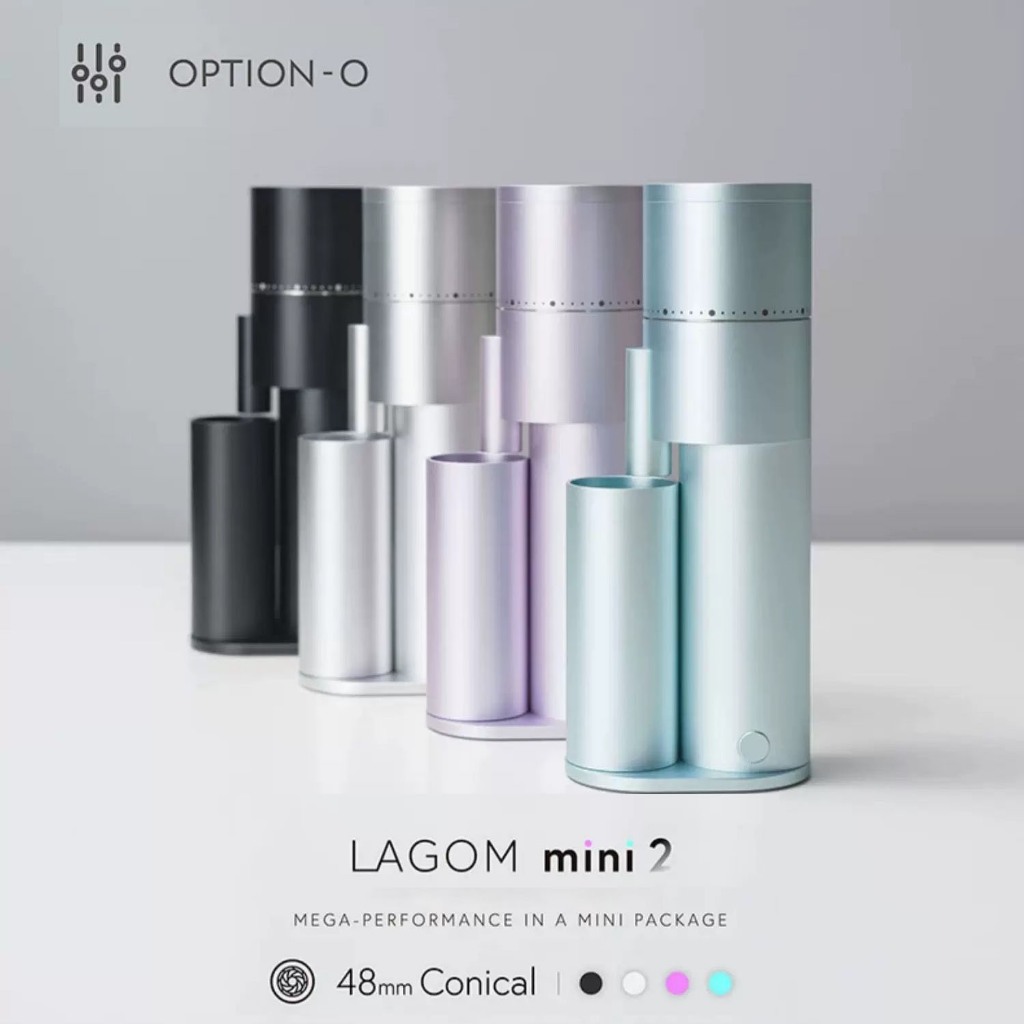 OPTION-O Lagom Mini 2 Electric Coffee Grinder Listrik USB-C Single Dose Espresso & V60 Filter Grinde