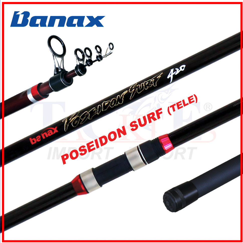 JORAN PANCING PANTAI BANAX ROD POSEIDON SURF 390 Telescopic