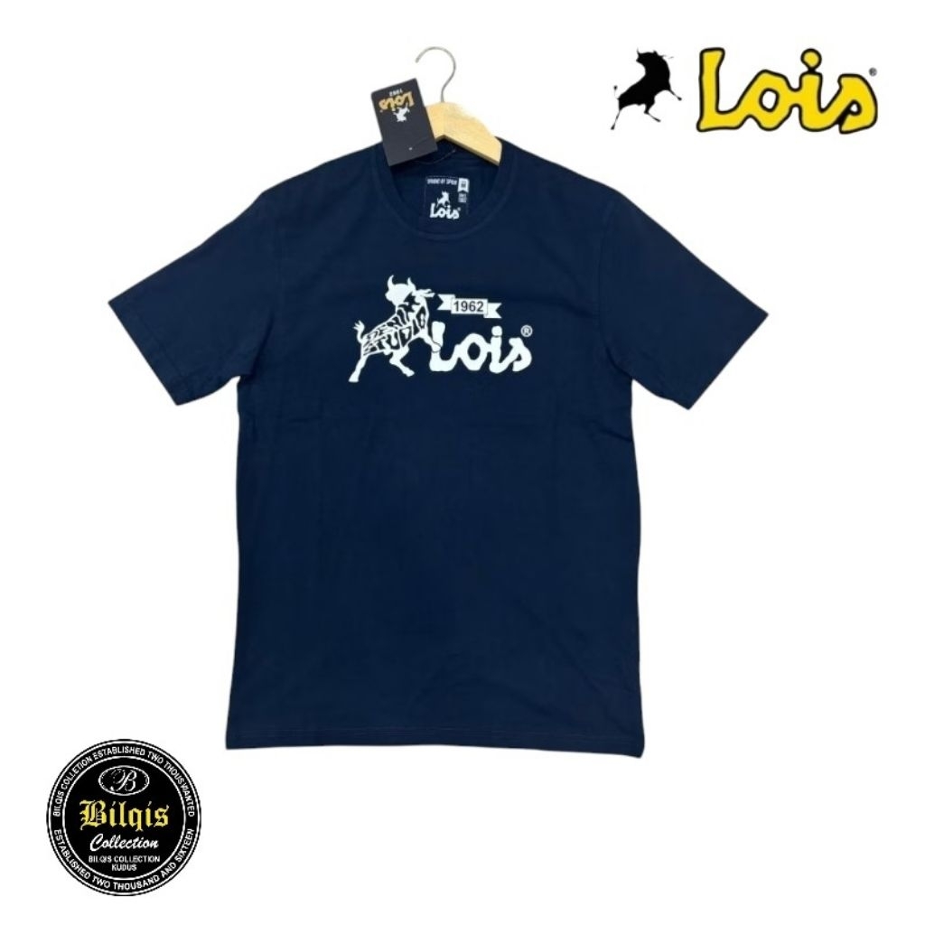 Lois Kaos Pria Original Bahan 100% Katun