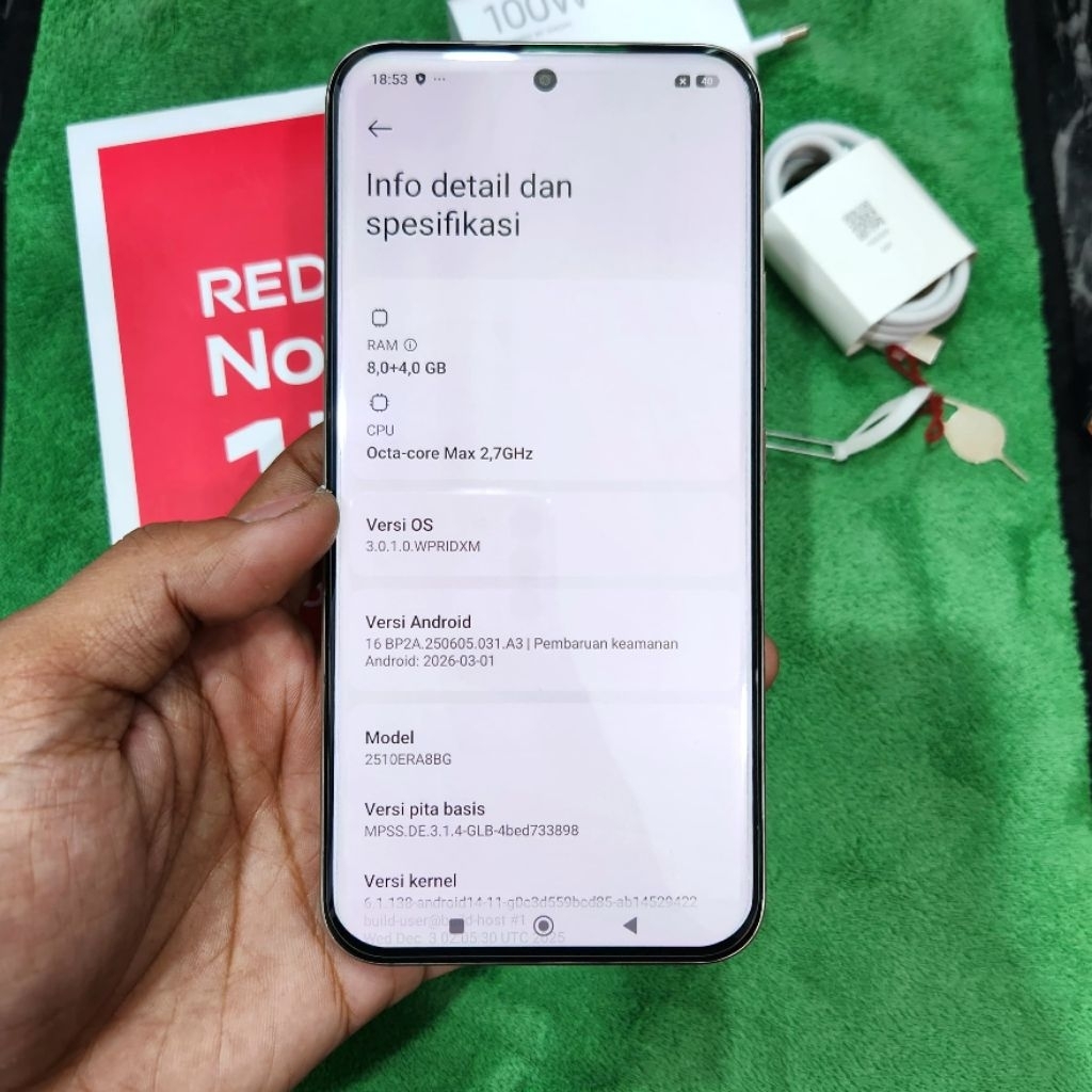 redmi note 15 pro+ 5G second xiaomi indonesia