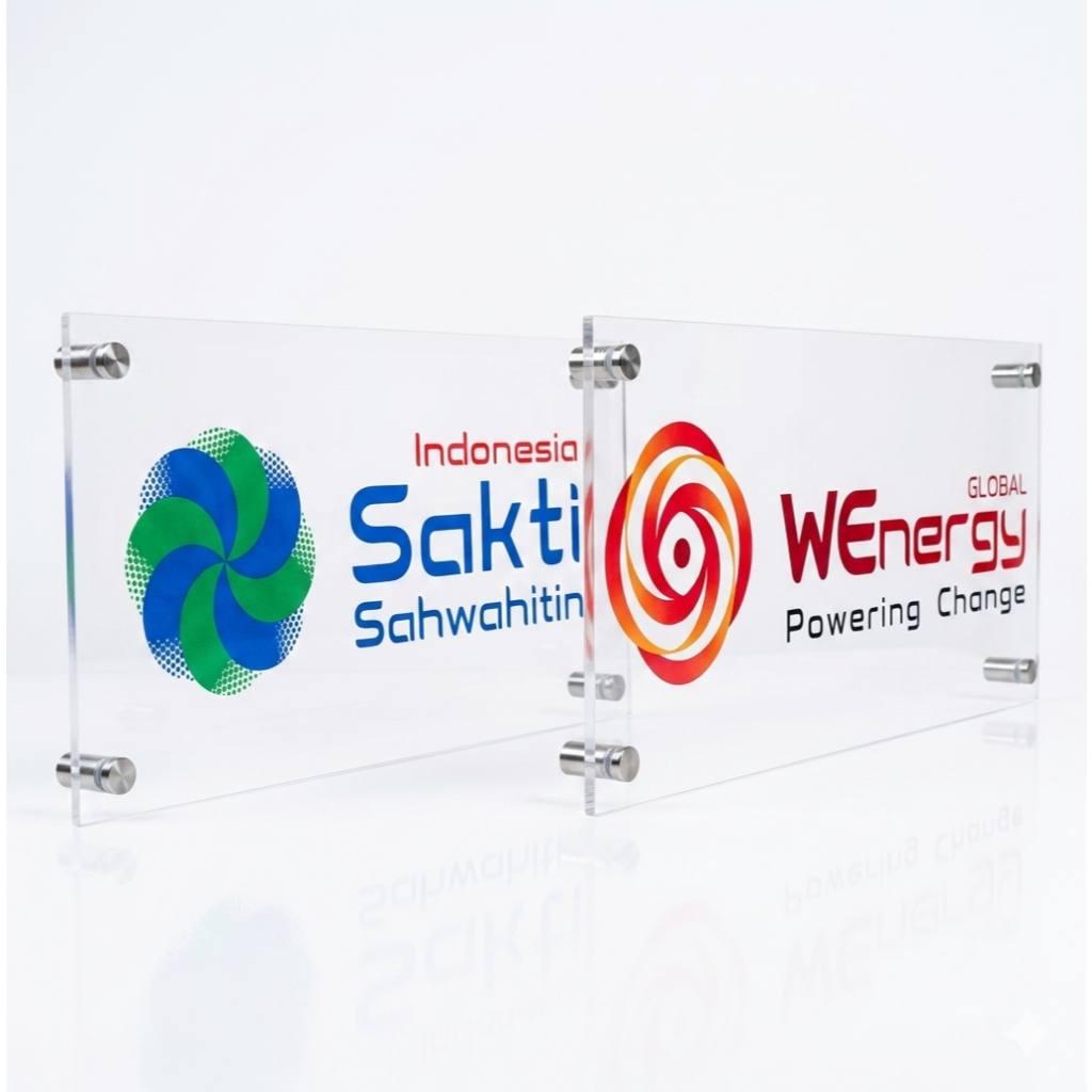 Papan Nama, Papan Merk, Acrylic Dinding, Papan Nama Acrylic, Penunjuk