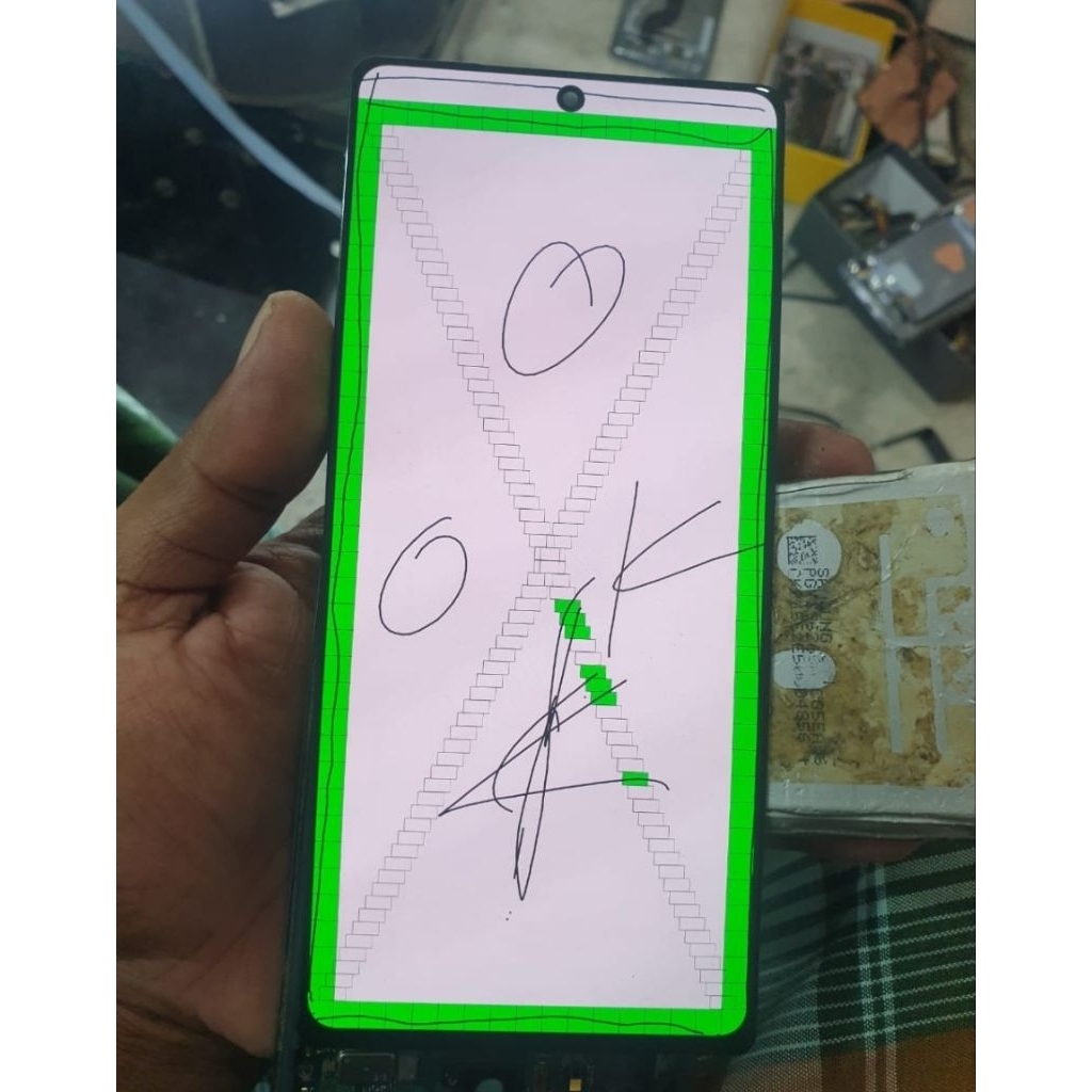lcd samsung note 20 biasa minus ringan