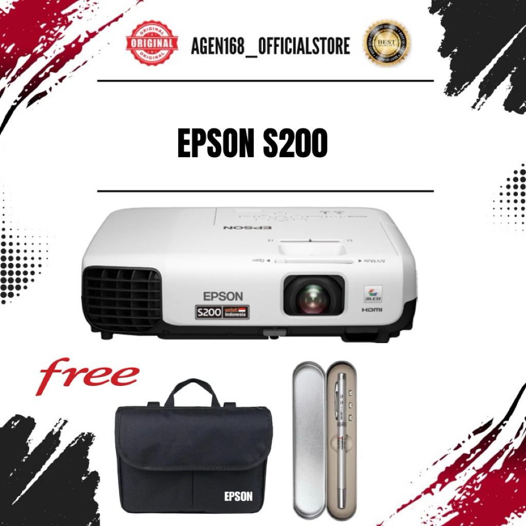 Proyektor Epson EB-S200 / Epson EB S200 / Projector / Proyector