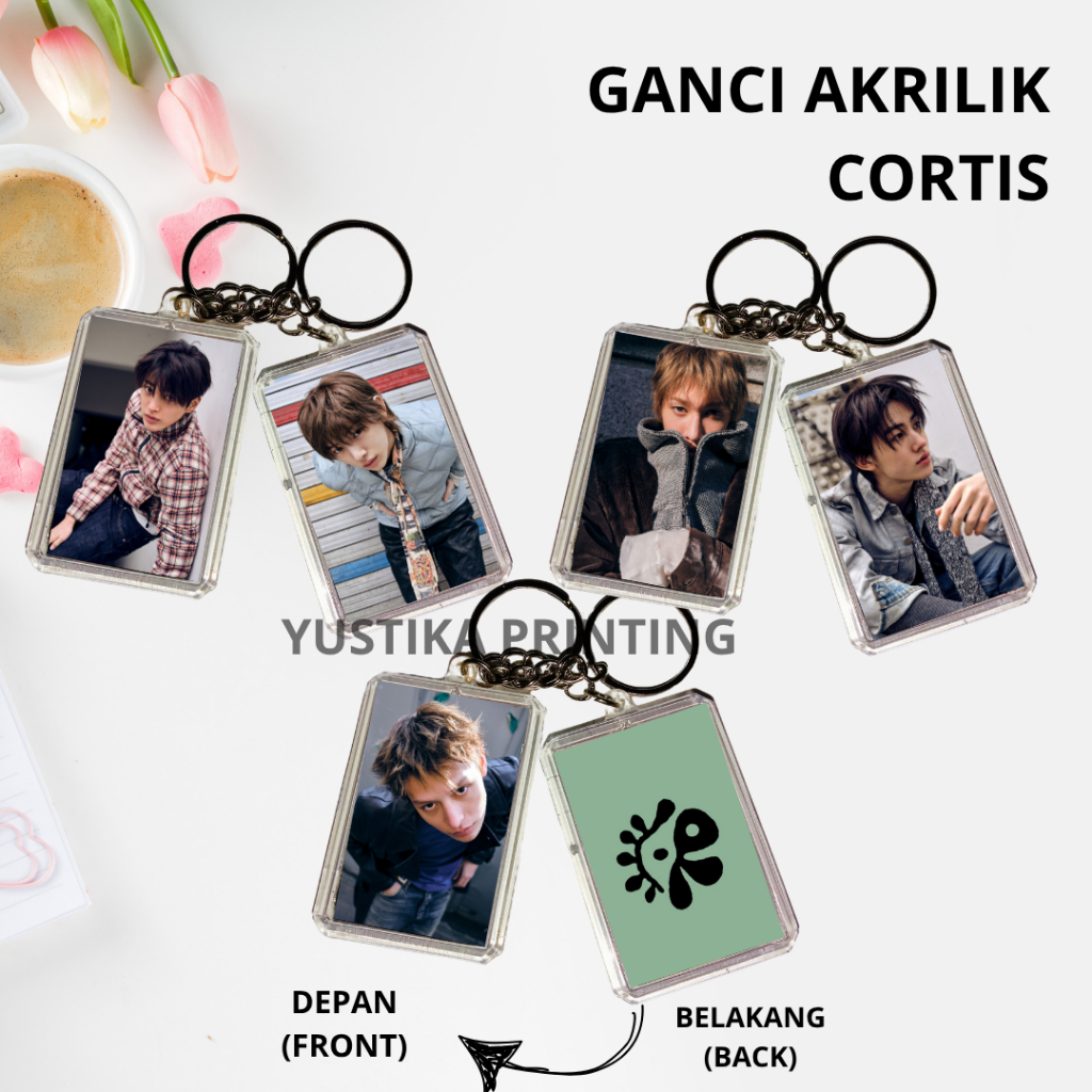 (GANCI) Gantungan Kunci Akrilik CORTIS KPOP - FREE PC RANDOM
