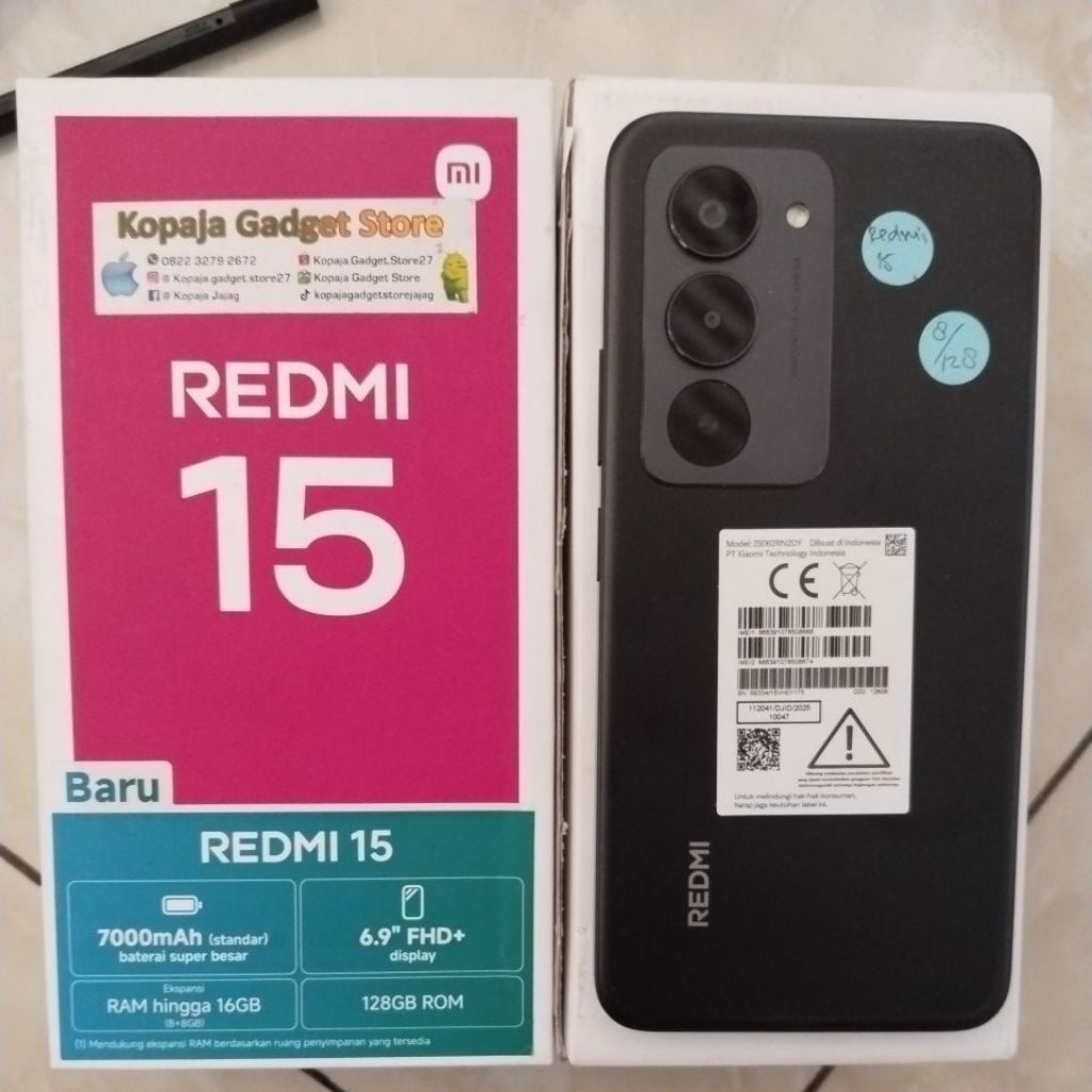 Redmi 15 8/128 Second Fullset