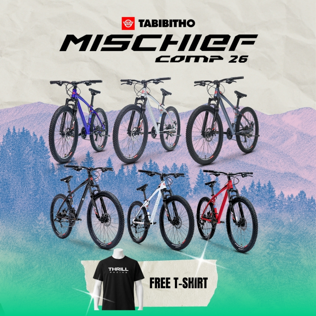 SEPEDA GUNUNG 26 MTB TABIBITHO MISCHIEF COMP - FRAME ALLOY