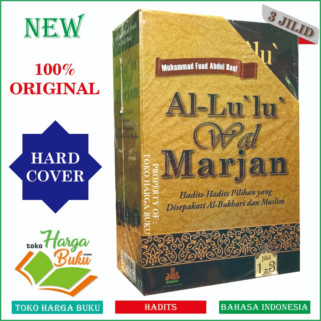 Foto Al-Lu'lu' Wal Marjan SET 3 JILID Hadits Pilihan Bukhari Muslim Kitab Al lulu Walmarjan ORIGINAL Pustaka Al-Kautsar