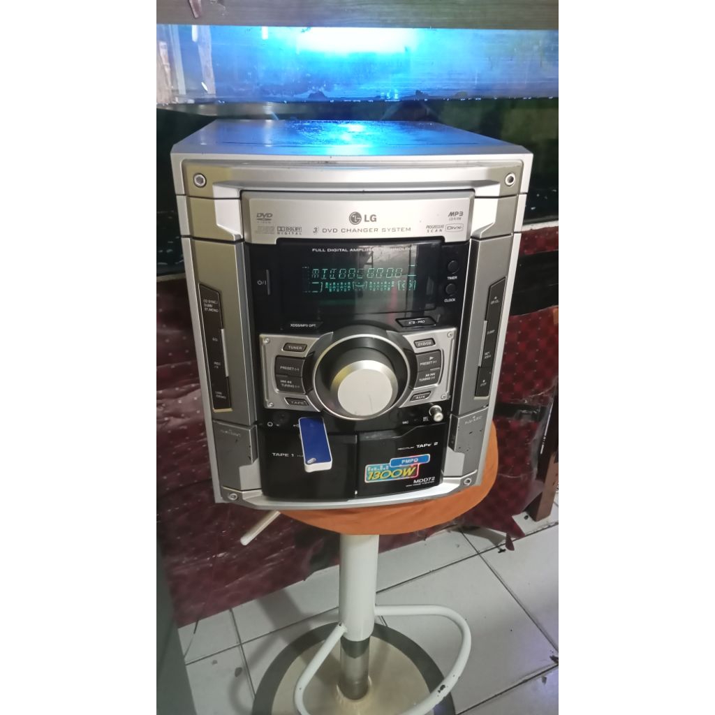 Hifi compo LG Model MDD-72 mic dan CD gak bisa