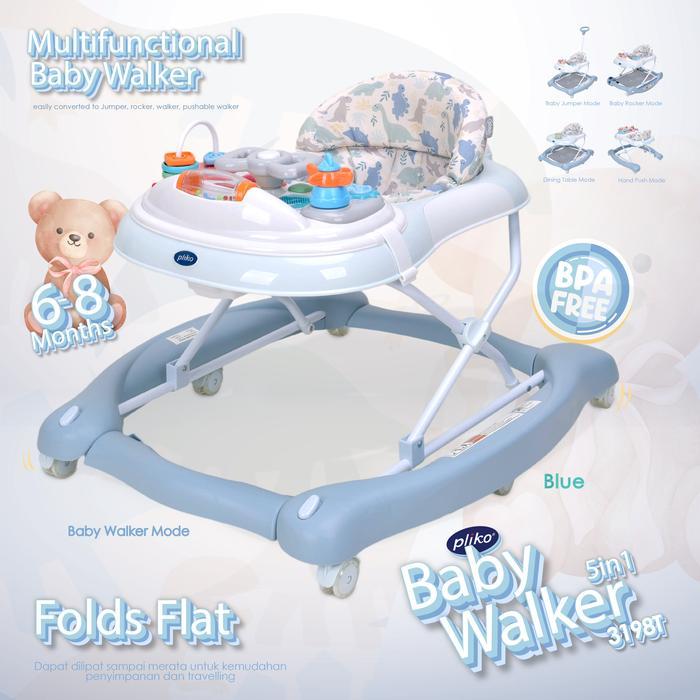 Babywalker pliko 3198T / Baby Walker pliko /Alat Bantu Jalan Bayi