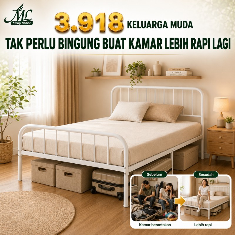 Dipan Tempat Tidur Ranjang Besi Divan Kasur Tempat Tidur Dipan Tempat Tidur Besi Ranjang besi minima