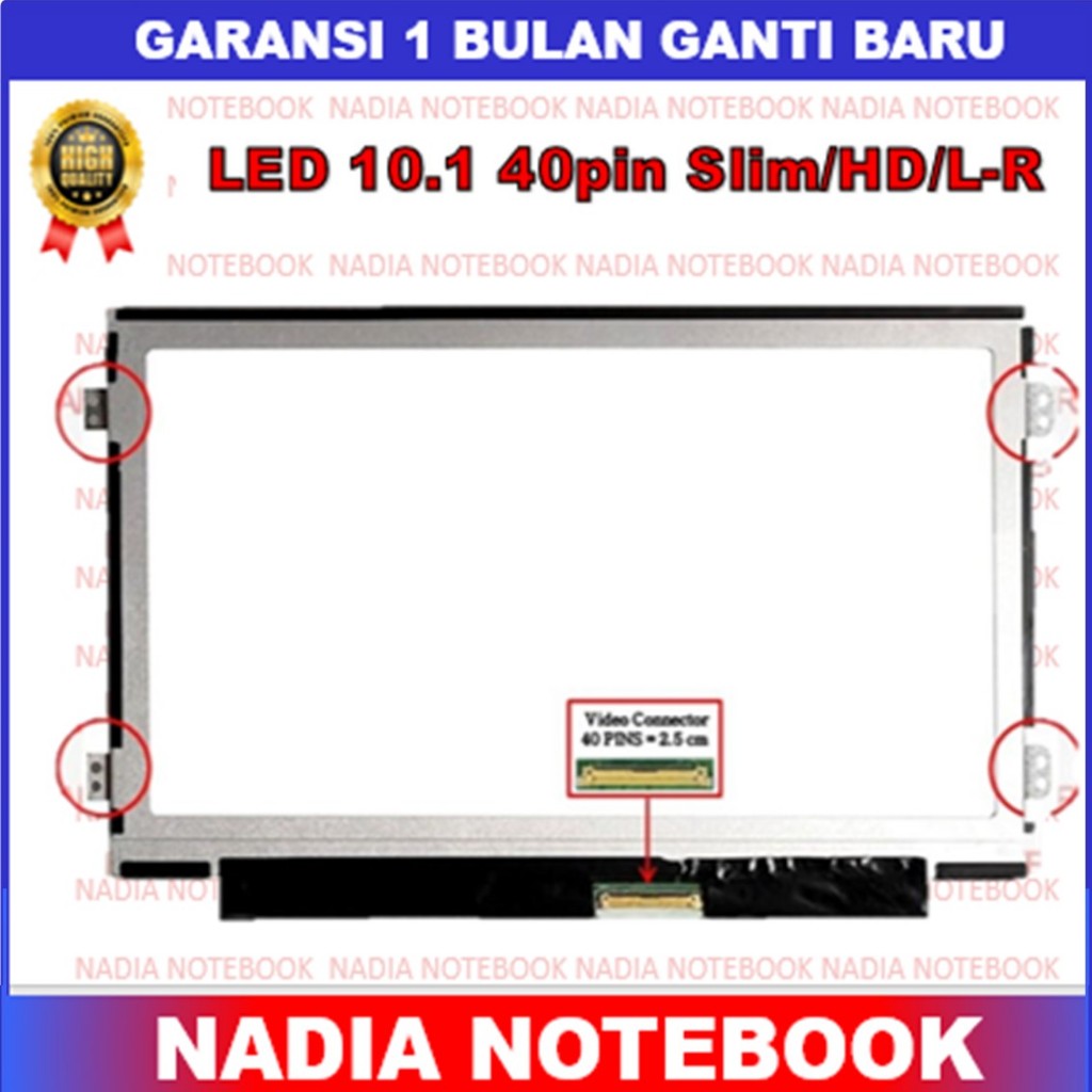 LCD LED Asus EeePC Eee PC 1025, 1025B, 1025C, 1025CE
