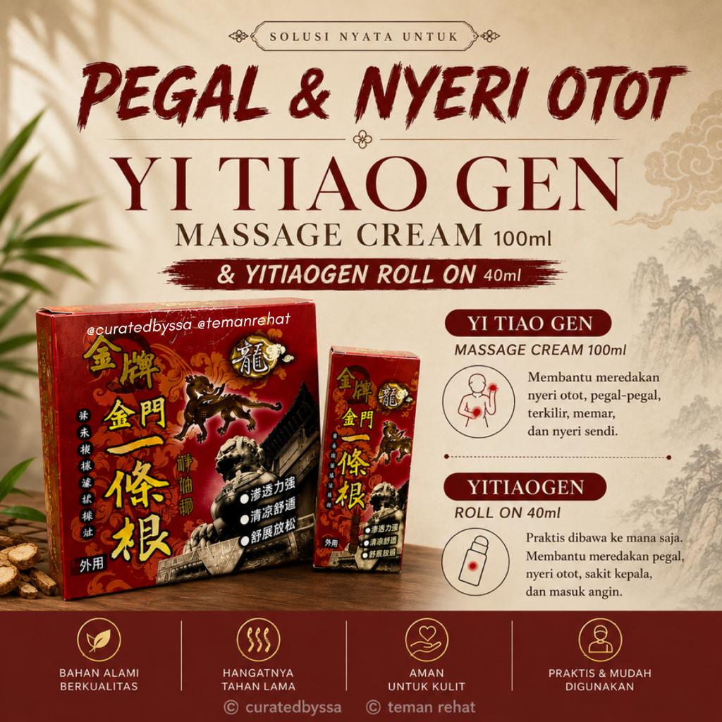Pereda Nyeri otot Yi Tiao Gen Kinmen Taiwan ORIGINAL