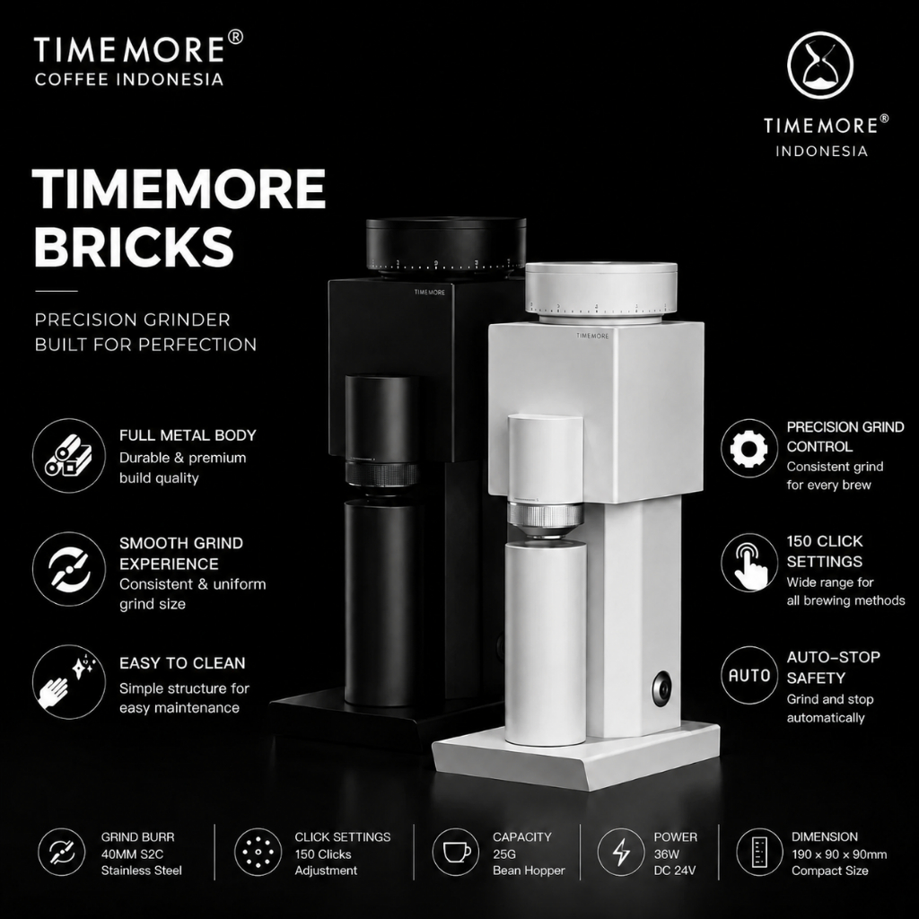 Timemore Bricks 01S Coffee Grinder Penggiling Kopi Elektrik