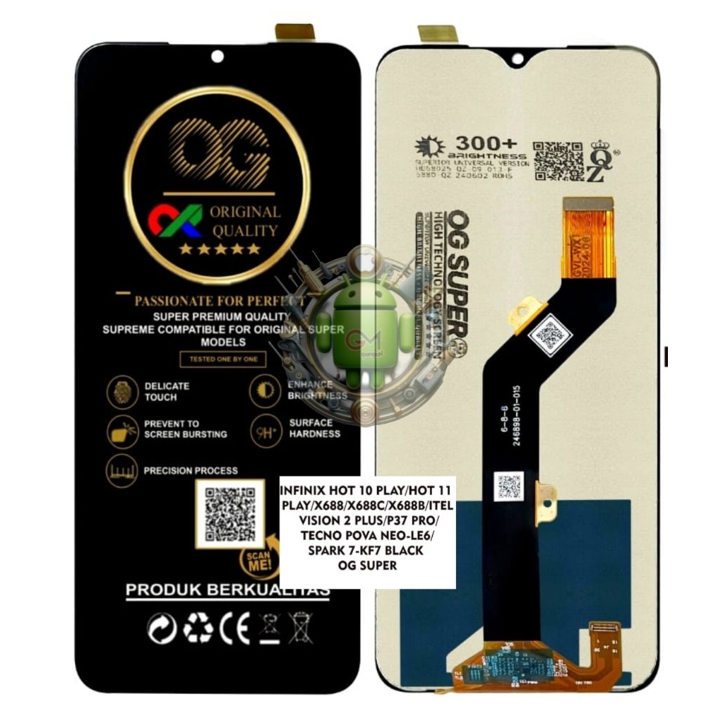 LCD INFINIX HOT 10 PLAY/LCD TOUCHSCREEN INFINIX HOT 10 PLAY/HOT 11 PLAY FULLSET ORIGINAL