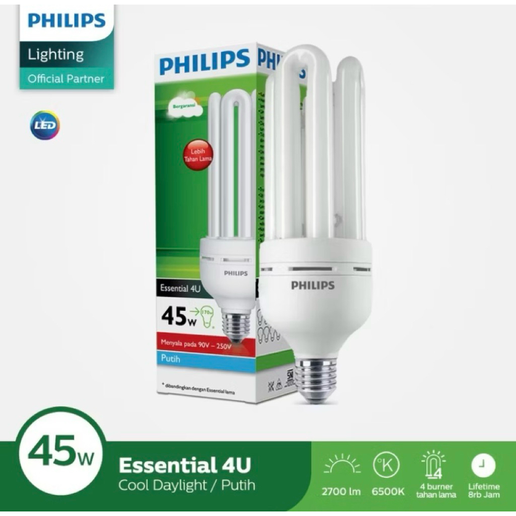 Philips 45 Watt warna Putih