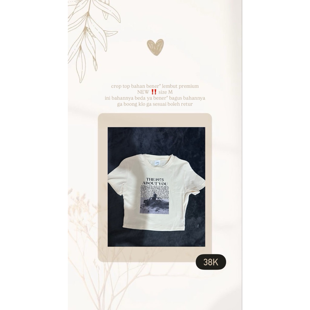 T-shirt The 1975 About you