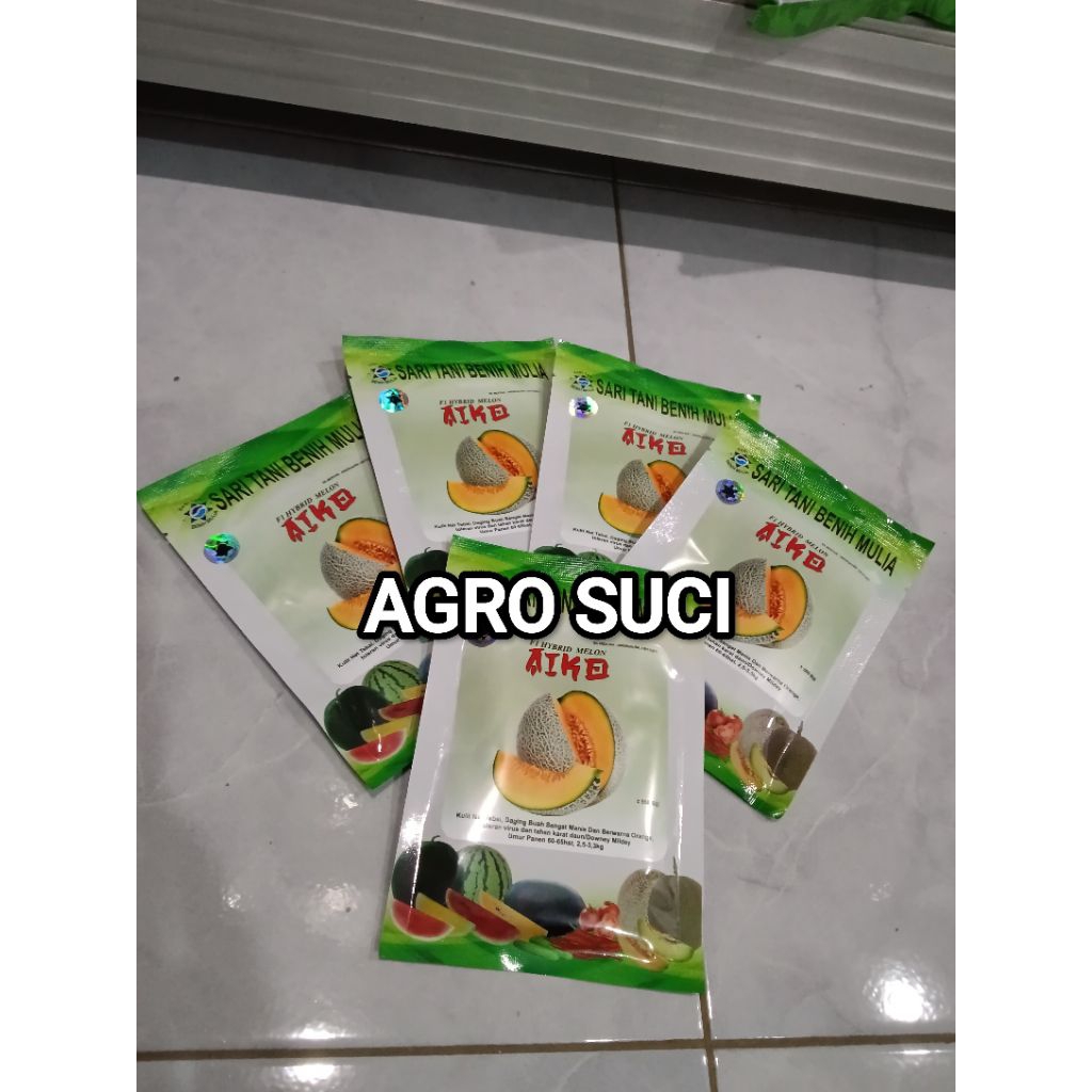 Benih Bibit Melon Orange Jumbo Aiko F1, Mudah Dibudidayakan . Isi 500 Butir Kadaluarsa. 2028 (Terbar