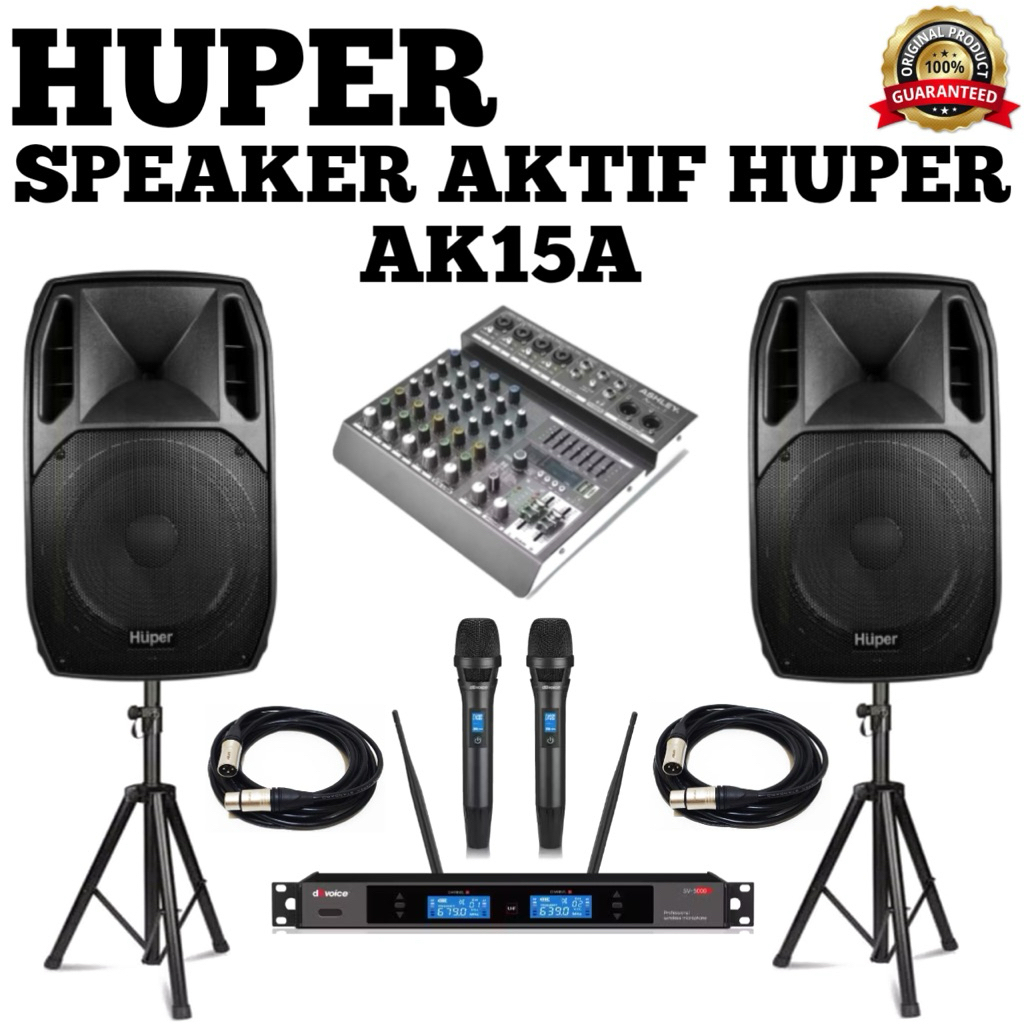 Speaker Aktif Huper Ak15 Original Huper Ak15a Speaker 15inch