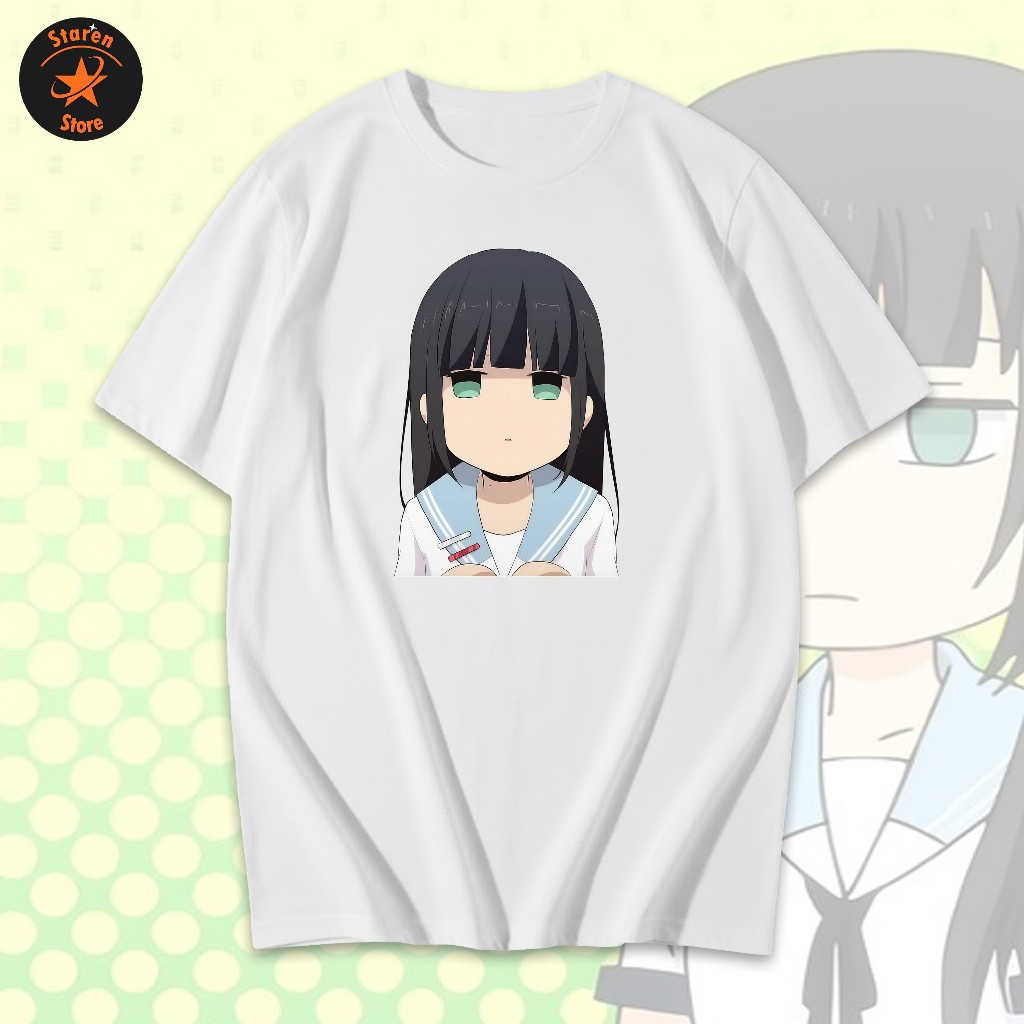 Kaos Anime Re Life Hishiro Chizuru Chibi Unisex Bahan Cotton Combed Premium Nyaman