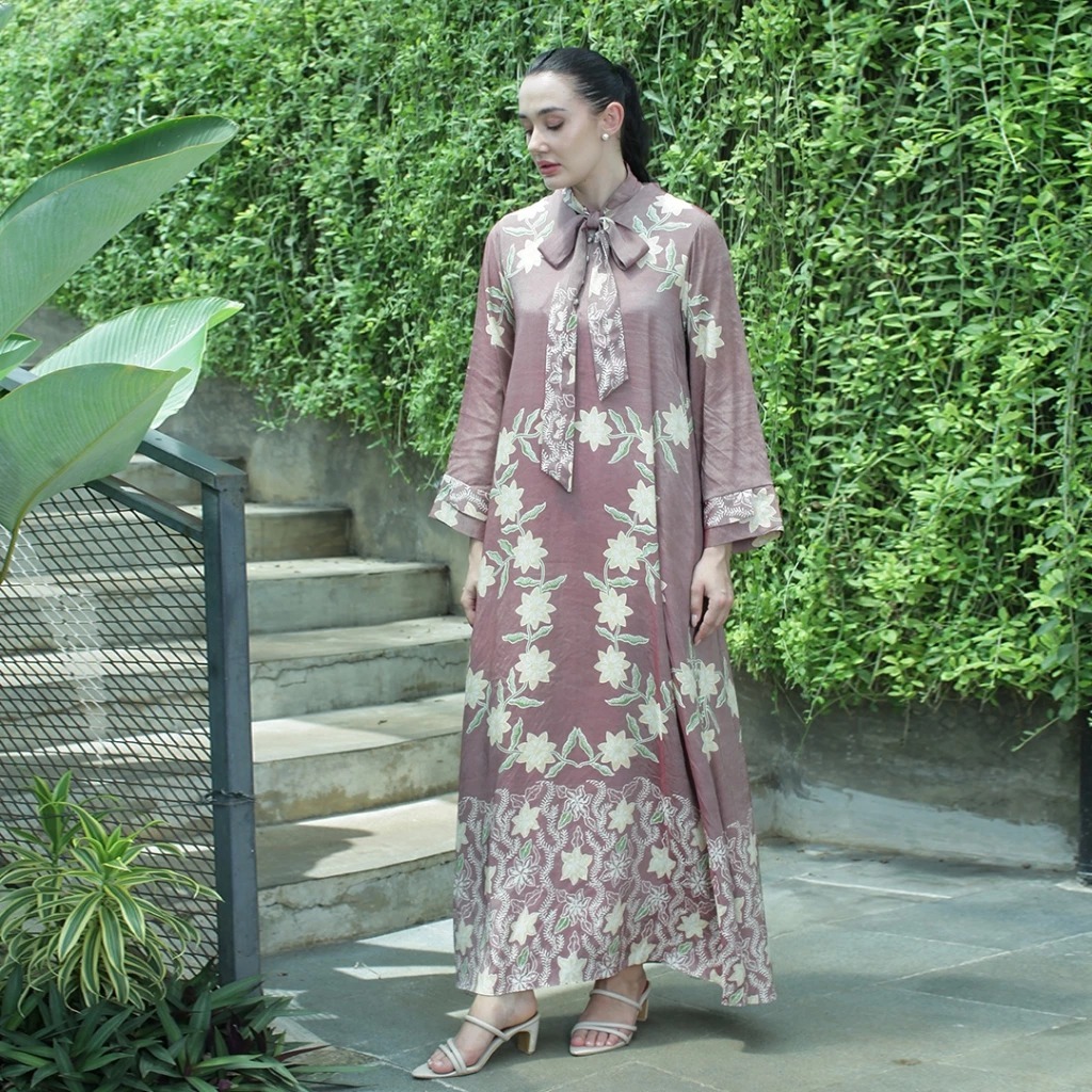 Batik Huza Gamis Batik Dress Batik Gamis Orianthi