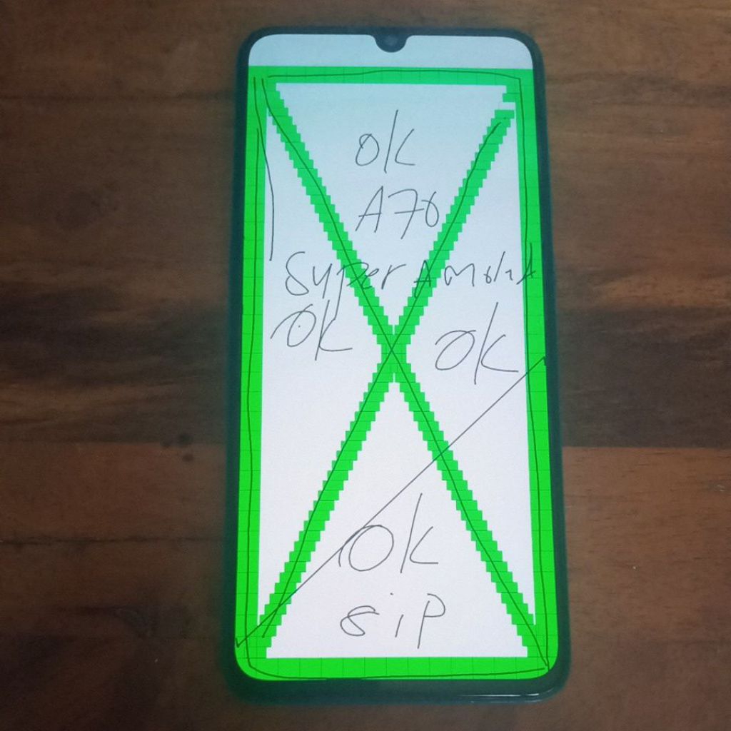 lcd Samsung A70 Amoled original copotan
