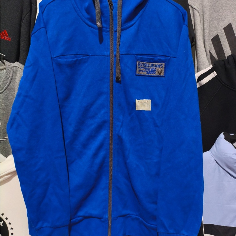 Jaket Hudi Jipper keren Jacket Hoodie Zipper Keren casual EVISU JEANS