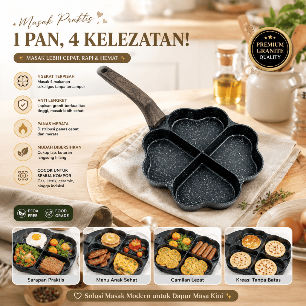 ZUKAMURA Waffle Love Pan