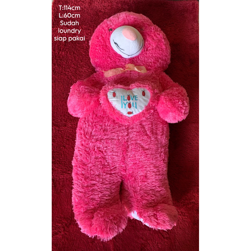 PRELOVED PRIBADI BONEKA BERUANG JUMBO