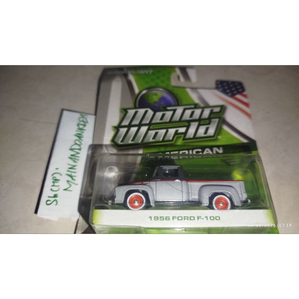 Greenlight Motor World Series 15 American Edition 1956 Ford F-100 Skala 1 64